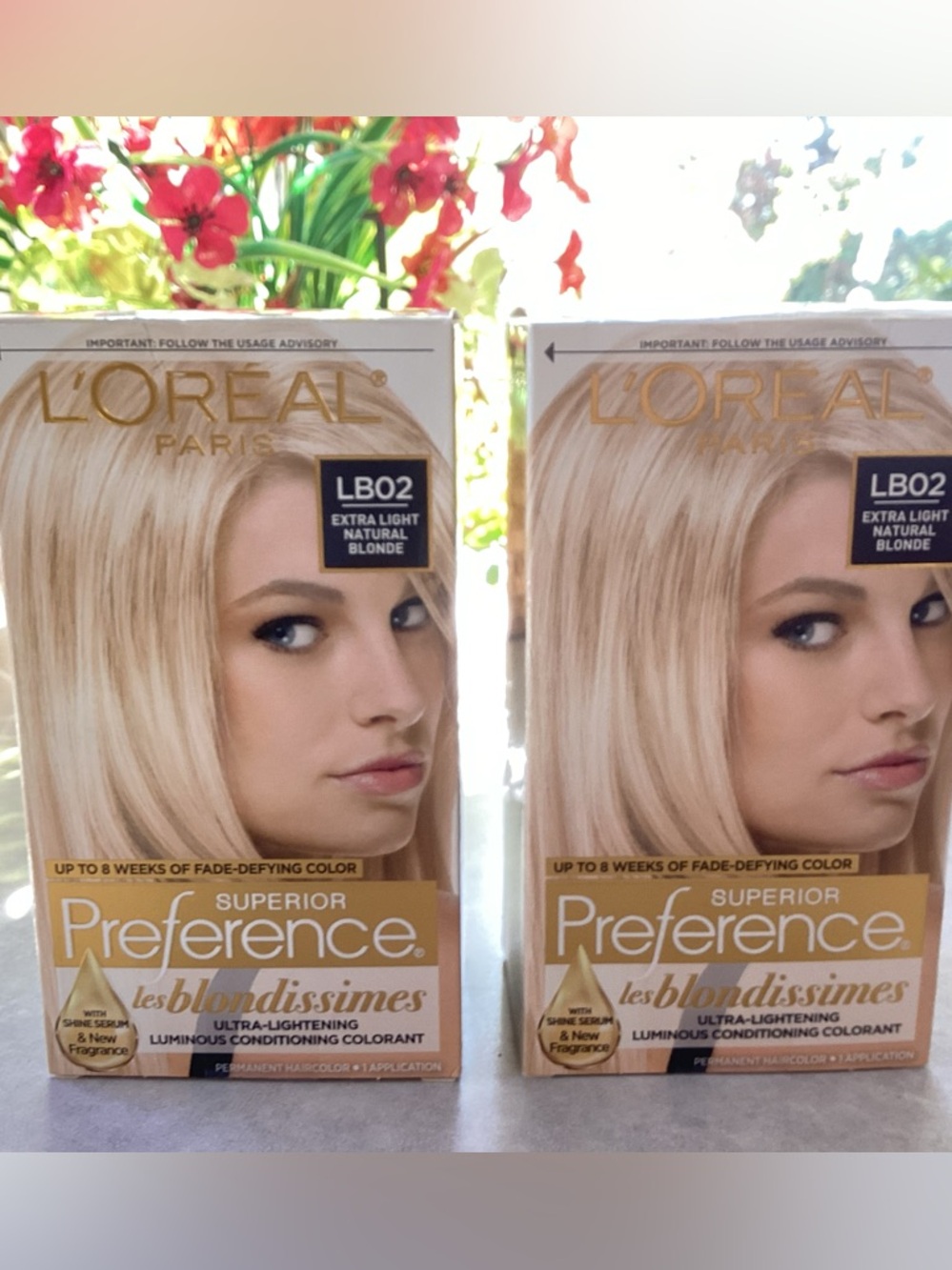 2 L'Oreal Superior Preference Les Blondissimes LB02 Extra light natural blonde